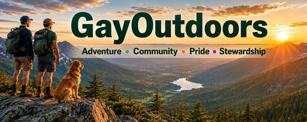 GayOutdoors — Adventure · Community · Pride · Stewardship