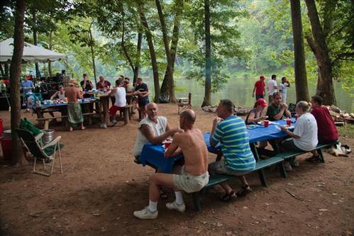 Camping on the Shenandoah River