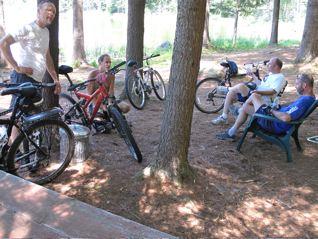 Single track mountain biking.