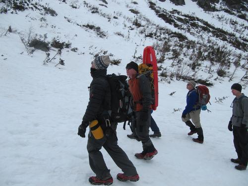 Tuckerman Ravine Hike and Sled