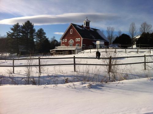 Easy XC skiing at Craftsbury, VT