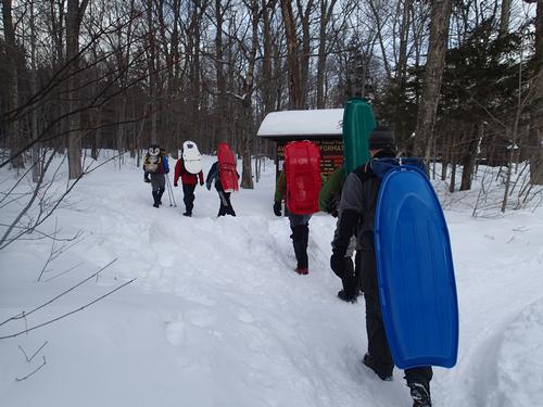 Tuckerman Ravine Hike and Sled
