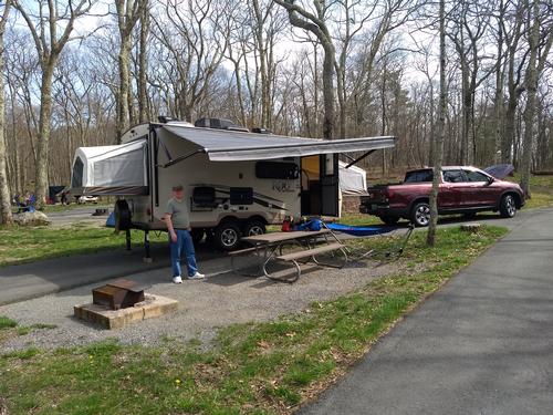 Aug 24th: 3rd Night, Big Meadows Campground, Shenandoah NP