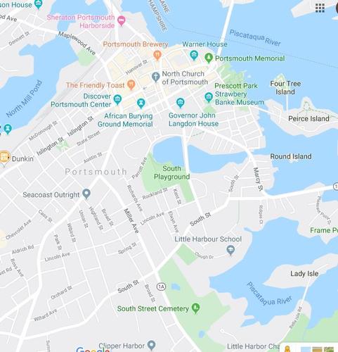 Urban Hike:   NH –> Portsmouth –> Intown