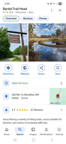 Bartell Trailhead Hike & Lunch