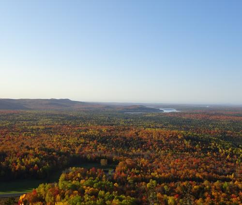 Hike up Haystack Mtn & leaf peeping