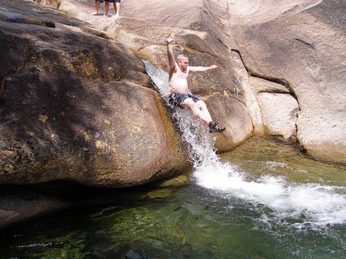 Franconia Brook Falls Hike and Swim