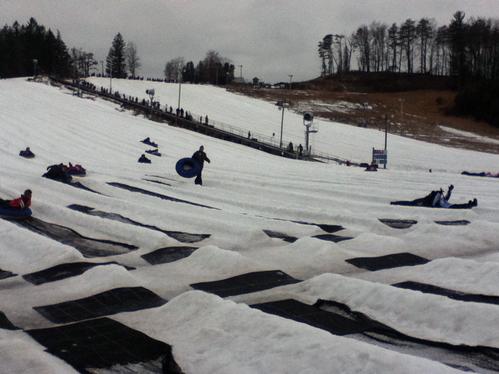 Snow Tubing in the Poconos
