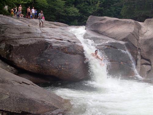 Franconia Falls Hike and Swim
