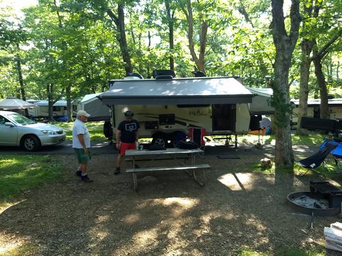 Jul 27th: 3rd Night, Big Meadows Campground, Shenandoah NP