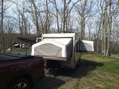 Aug 22nd: 1st Night, Big Meadows Campground, Shenandoah NP