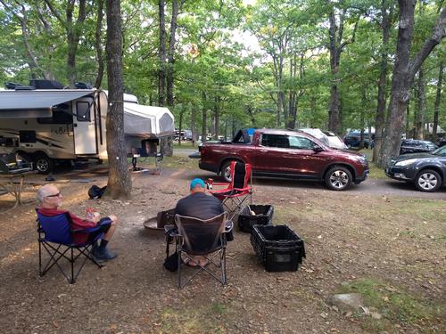 3rd Night Camping, Big Meadows Campground, Shenandoah, VA