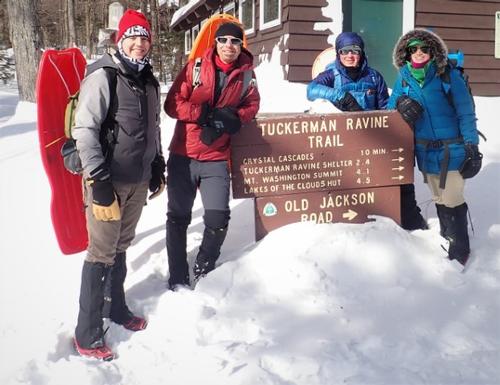Tuckerman Ravine Sledding
